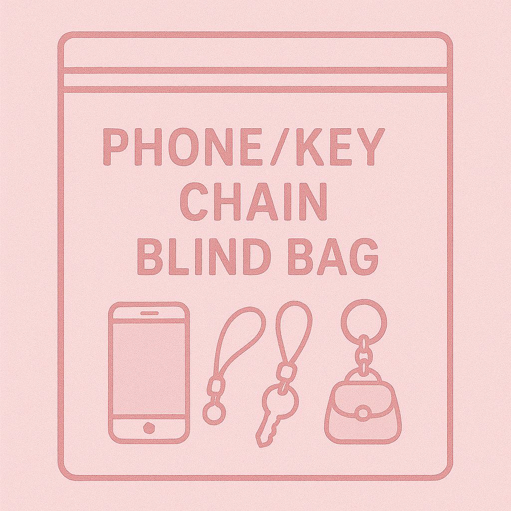 【🔥HOT🔥】携帯電話/キーチェーンブラインドバッグ-ライブでオープン 通常価格